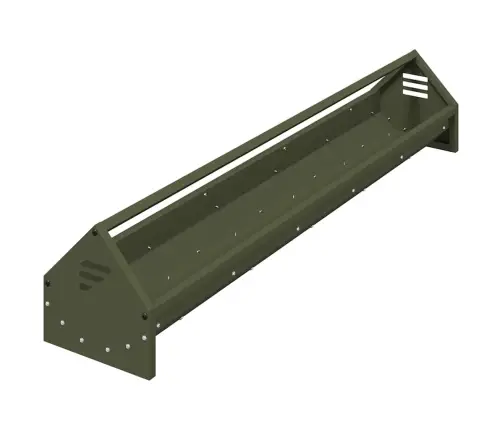 Vistas Barošanas Grozs Olīvu Zaļš 108 X 20,5 X 20 Cm Vidaxl