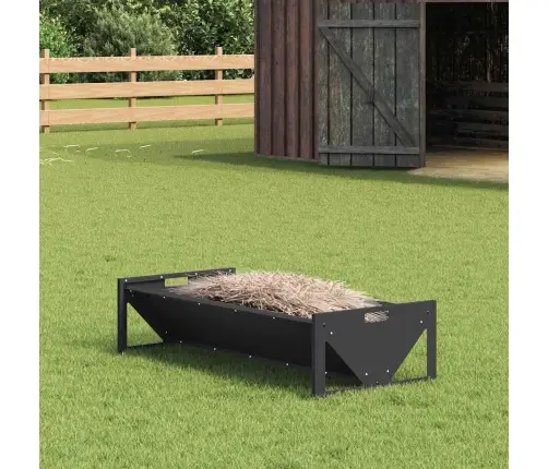 Lauksaimniecības Barošanas Caurule Melna 108 X 50 X 28 Cm Vidaxl