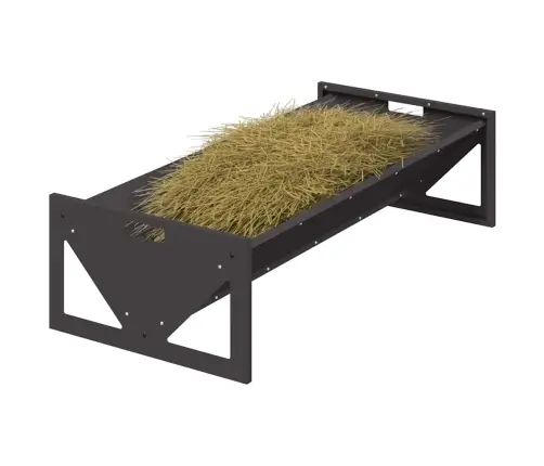 Lauksaimniecības Barošanas Caurule Melna 108 X 50 X 28 Cm Vidaxl