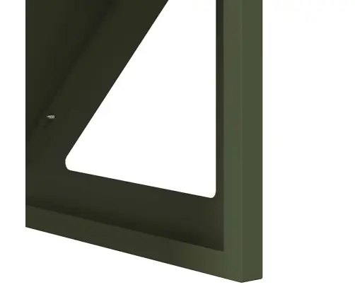 Lauksaimniecības Barošanas Caurule Olīvu Zaļš 108 X 50 X 28 Cm Vidaxl