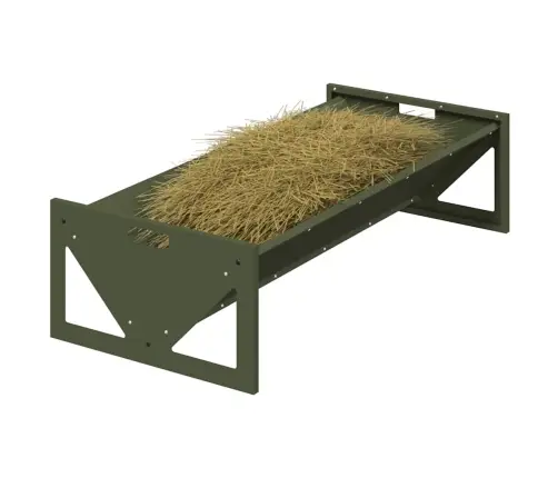 Lauksaimniecības Barošanas Caurule Olīvu Zaļš 108 X 50 X 28 Cm Vidaxl