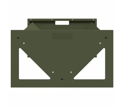 Lauksaimniecības Barošanas Caurule Olīvu Zaļš 108 X 50 X 28 Cm Vidaxl