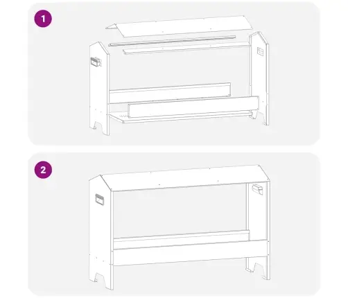 Vistas Barošanas Grozs Olīvu Zaļš 81 X 32 X 53,5 Cm Vidaxl