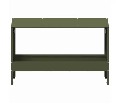 Vistas Barošanas Grozs Olīvu Zaļš 81 X 32 X 53,5 Cm Vidaxl