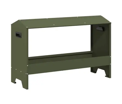 Vistas Barošanas Grozs Olīvu Zaļš 81 X 32 X 53,5 Cm Vidaxl