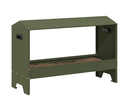 Vistas Barošanas Grozs Olīvu Zaļš 81 X 32 X 53,5 Cm Vidaxl