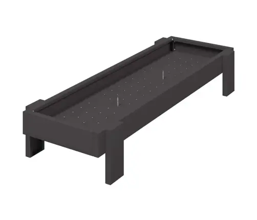 Vistas Barošanas Grozs Melna 80 X 28 X 13.5 Cm Vidaxl