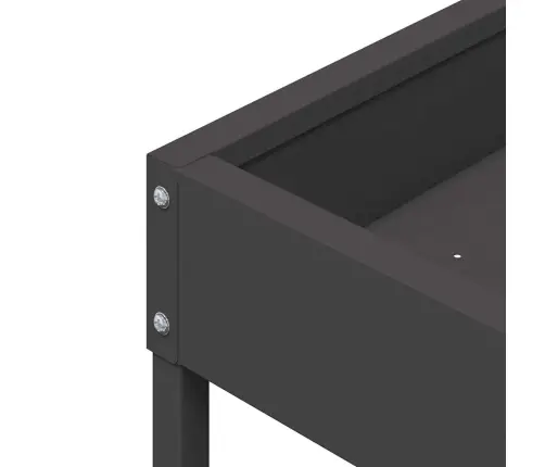 Putnu Barotājs Melna 80 X 28 X 13.5 Cm Auksti Velmēts Tērauds Vidaxl