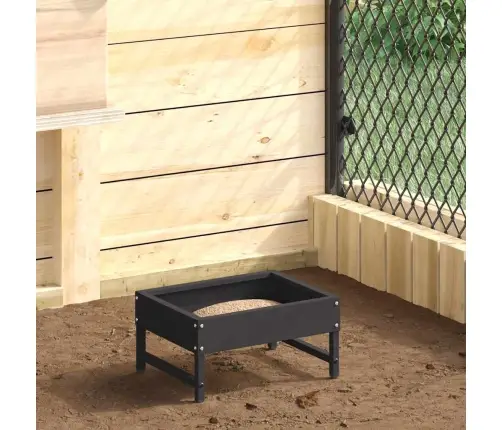 Putnu Barotājs Melna 80 X 28 X 13.5 Cm Auksti Velmēts Tērauds Vidaxl