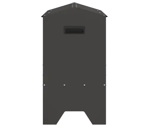 Loomade Söömingulihv Must 79 X 35 X 62 Cm Külmvalsitud Teras