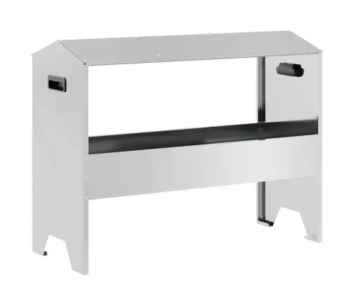 Gyvulių Pašarų Lova Sidabro 79 X 35 X 62 Cm Cinkuota Plienas