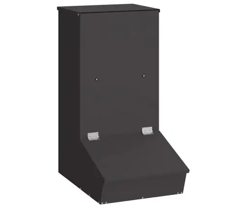 Seahatja Must 55 X 38 X 76 Cm Külmvalsitud Teras