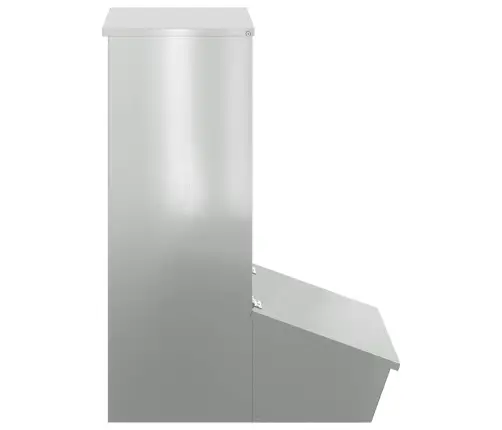 Cūku Barotava Sudraba 55 X 51 X 91.5 Cm Cinkots Tērauds Vidaxl