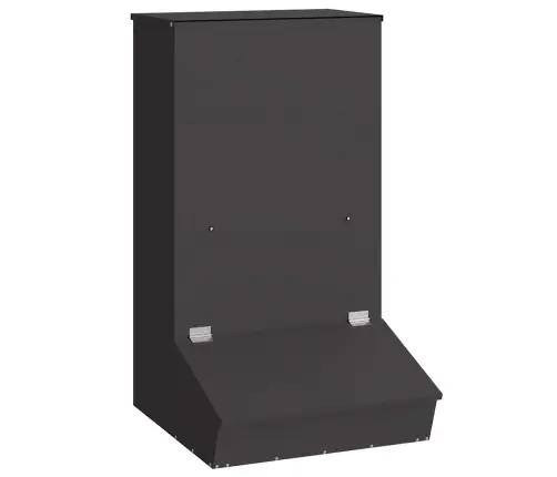 Cūku Barotava Melna 55 X 51 X 91.5 Cm Auksti Velmēts Tērauds Vidaxl