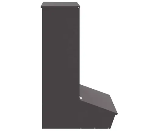 Cūku Barotava Melna 55 X 51 X 91.5 Cm Auksti Velmēts Tērauds Vidaxl