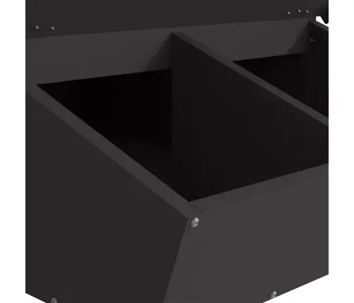 Kiaulių Šėrykla Juoda 82 X 51 X 91,5 Cm Šaltai Valcuita Plienas