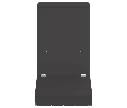 Kiaulių Šėrykla Juoda 82 X 51 X 91,5 Cm Šaltai Valcuita Plienas