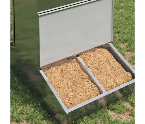 Cūku Barotava Sudraba 55 X 51 X 91.5 Cm Cinkots Tērauds Vidaxl