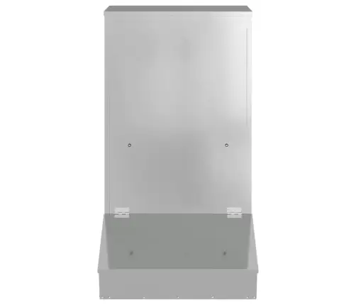 Cūku Barotava Sudraba 55 X 51 X 91.5 Cm Cinkots Tērauds Vidaxl