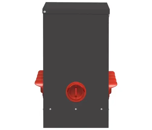 Vištų Lesykla Juoda 60,5 X 29 X 51 Cm Šaltai Valcuita Plienas