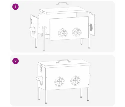 Vištų Lesykla Alyvuogių Žalia 41,5 X 20,5 X 33 Cm