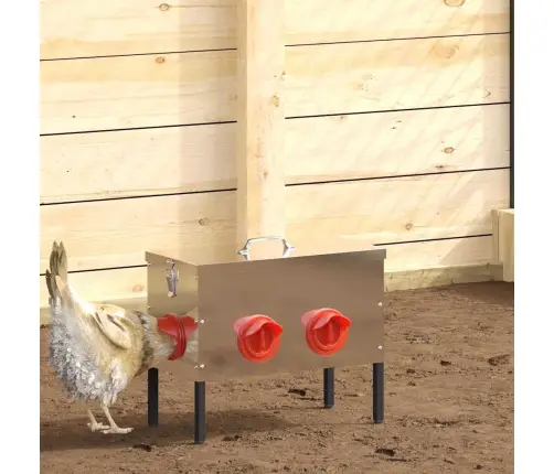 Vistas Barotava Sudraba 41,5 X 20,5 X 33 Cm Cinkots Tērauds Vidaxl