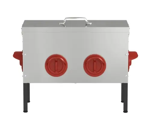 Vistas Barotava Sudraba 41,5 X 20,5 X 33 Cm Cinkots Tērauds Vidaxl