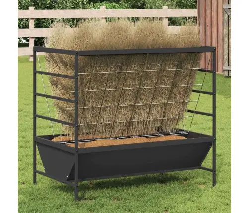 Loomade Toitja Must 100 X 60 X 90 Cm Külmvalsitud Teras