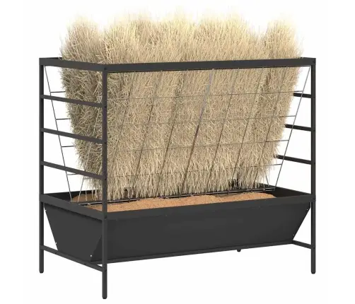 Loomade Toitja Must 100 X 60 X 90 Cm Külmvalsitud Teras