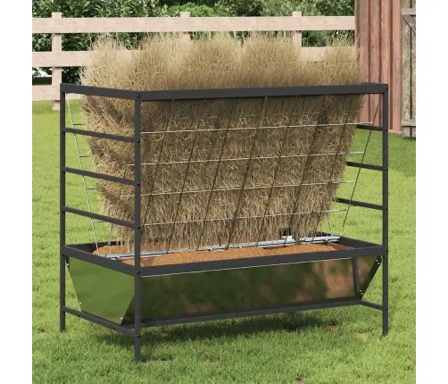 Liellopu Barotava Sudraba 100 X 60 X 90 Cm Cinkots Tērauds Vidaxl