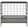 Liellopu Barotava Sudraba 100 X 60 X 90 Cm Cinkots Tērauds Vidaxl