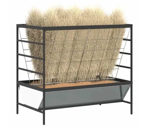 Liellopu Barotava Sudraba 100 X 60 X 90 Cm Cinkots Tērauds Vidaxl