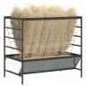 Liellopu Barotava Sudraba 100 X 60 X 90 Cm Cinkots Tērauds Vidaxl