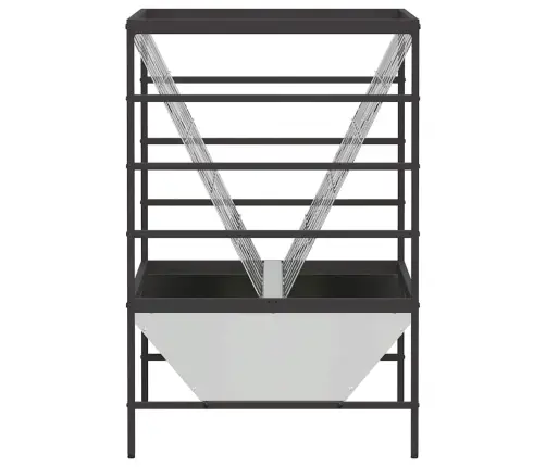 Liellopu Barotava Sudraba 100 X 60 X 90 Cm Cinkots Tērauds Vidaxl