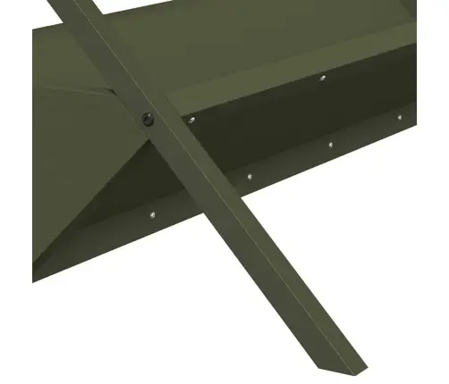 Gyvulių Pašarų Lova Alyvuogių Žalia 111 X 76 X 38 Cm