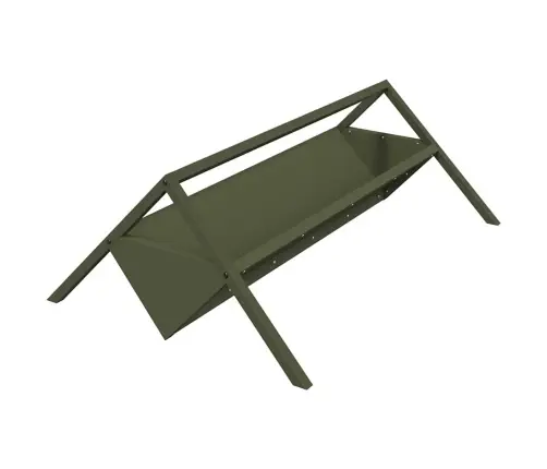 Gyvulių Pašarų Lova Alyvuogių Žalia 111 X 76 X 38 Cm