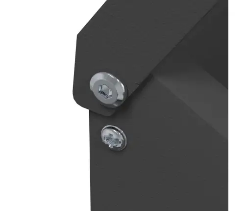 Vištų Lesykla Juoda 21 X 16 X 33 Cm Šaltai Valcuita Plienas