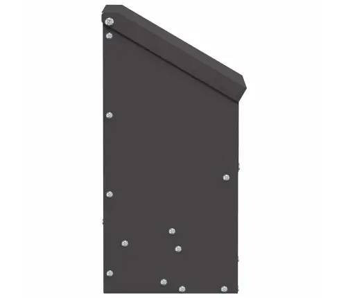 Vištų Lesykla Juoda 21 X 16 X 33 Cm Šaltai Valcuita Plienas