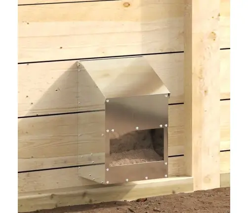 Kanali Feeder Hõbedane 21 X 16 X 33 Cm Tsinkteras