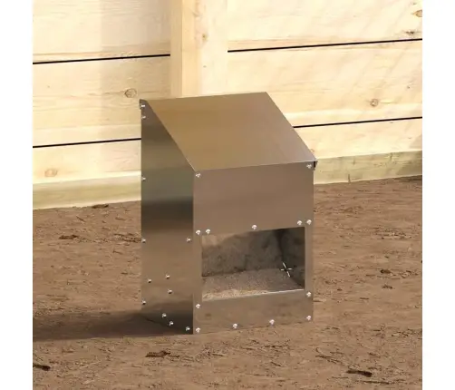 Kanali Feeder Hõbedane 21 X 16 X 33 Cm Tsinkteras