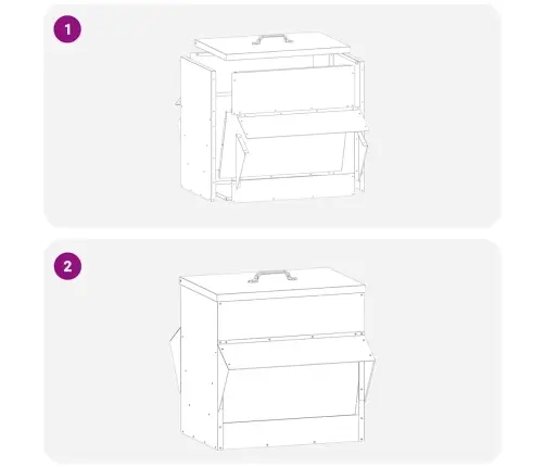 Vistas Barotava Sudraba 40,5 X 45 X 41 Cm Cinkots Tērauds Vidaxl