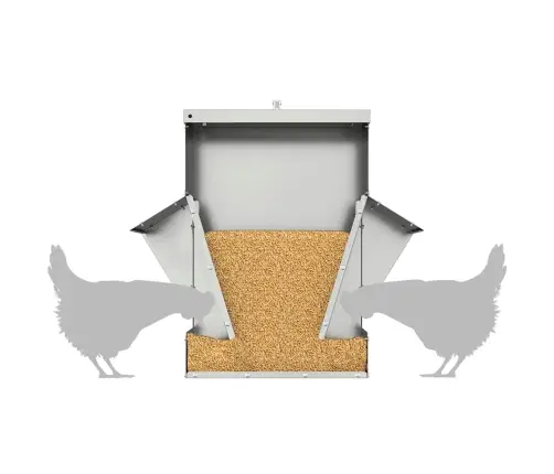 Vistas Barotava Sudraba 40,5 X 45 X 41 Cm Cinkots Tērauds Vidaxl