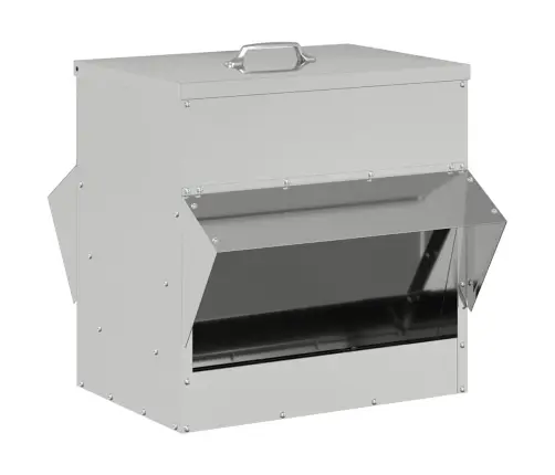 Vistas Barotava Sudraba 40,5 X 45 X 41 Cm Cinkots Tērauds Vidaxl