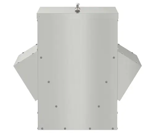 Vistas Barotava Sudraba 40,5 X 45 X 41 Cm Cinkots Tērauds Vidaxl