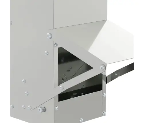 Vistas Barotava Sudraba 13 X 12 X 51 Cm Cinkots Tērauds Vidaxl