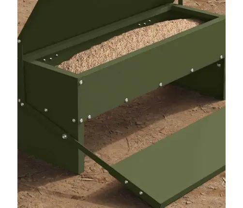 Vištų Treadle Šėrykla Alyvuogių Žalia 48,5 X 39,5 X 19 Cm