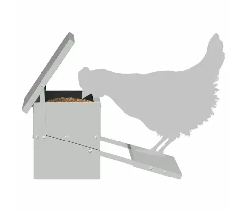 Vistas Svara Barotājs Sudraba 48,5 X 39,5 X 19 Cm Vidaxl