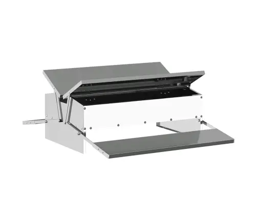 Vistas Svara Barotājs Sudraba 75 X 53 X 20,5 Cm Cinkots Tērauds Vidaxl