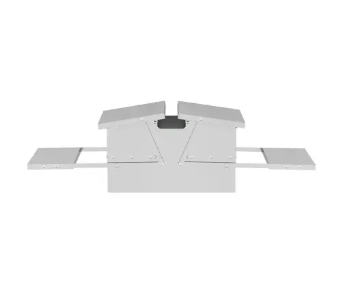 Vistas Svara Barotājs Sudraba 75 X 53 X 20,5 Cm Cinkots Tērauds Vidaxl