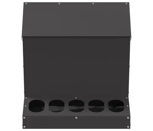 Vistas Barotava Melna 40 X 40 X 45 Cm Auksti Velmēts Tērauds Vidaxl